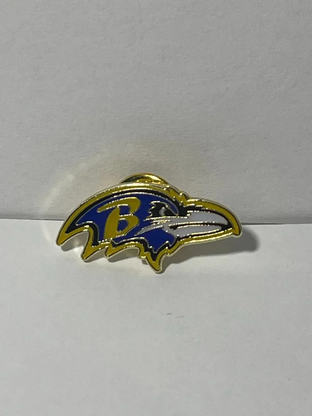 Baltimore Ravens Logo Enamel Pin for Lapel Tie Hat Jacket Bookbag Gift NEW